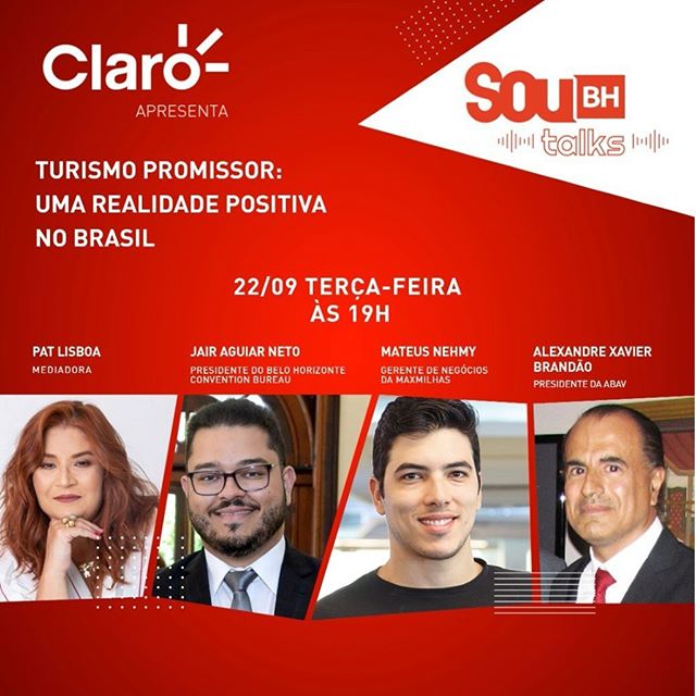Sou BH Talks - Turismo promissor: uma realidade positiva no Brasil