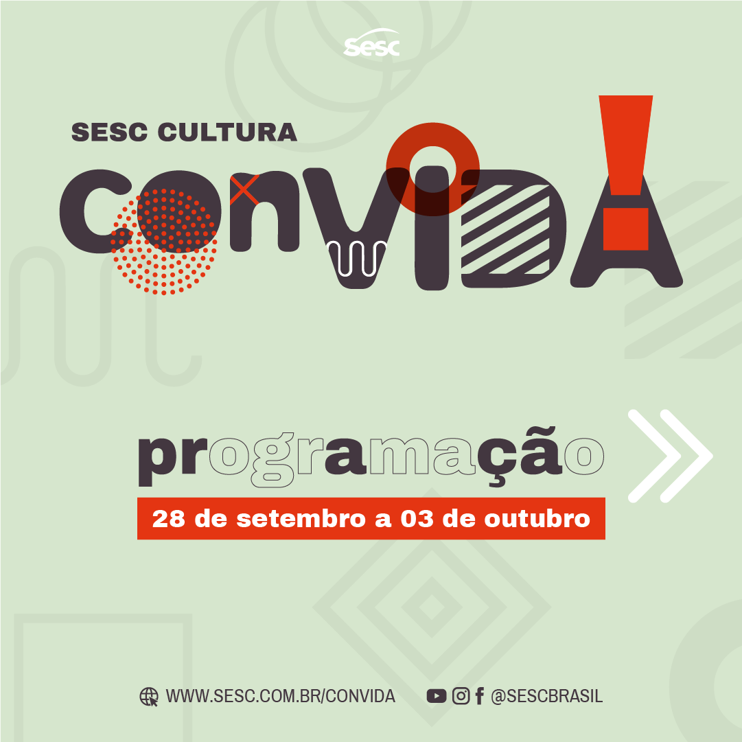 Reprodução/Facebook Sesc Cultura ConVida - Setembro (Semana 5)