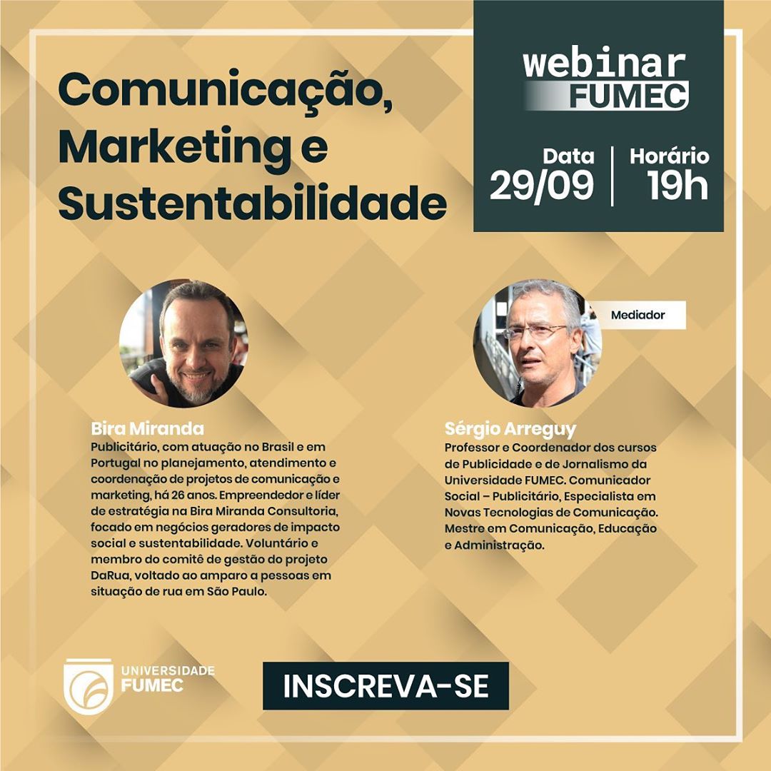 Webinar Fumec: Comunicação, Marketing e Sustentabilidade