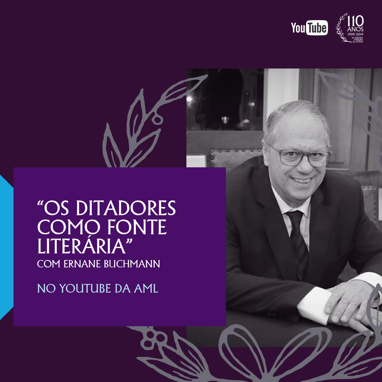 Live: Os ditadores como fonte literária - AML Em Casa