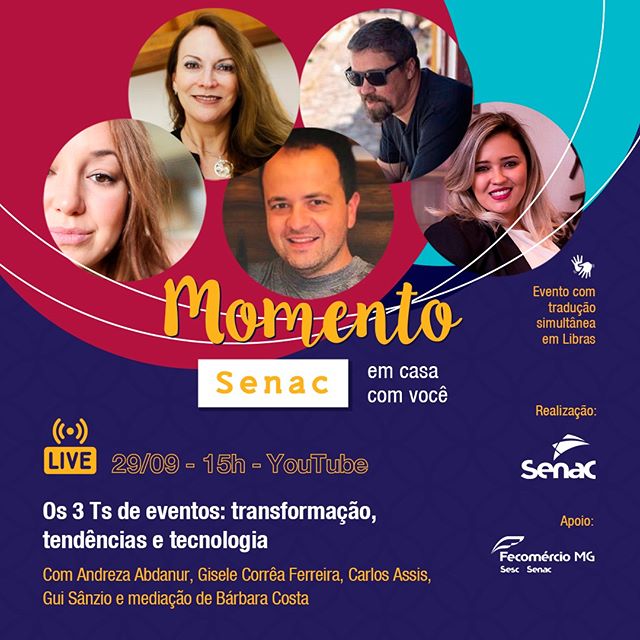 Reprodução/Instagram Live: SENAC em casa com vc