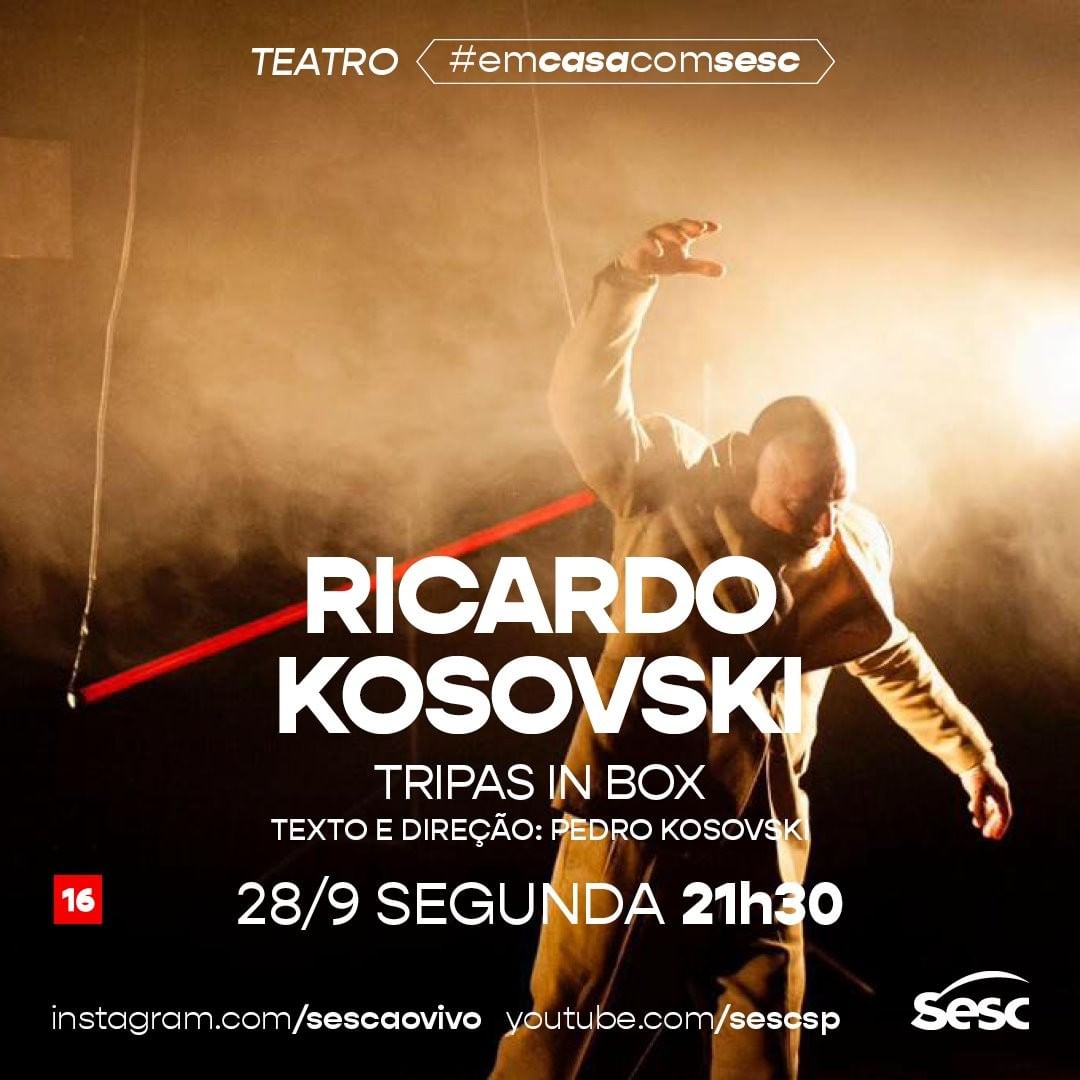 Live: Tripas In Box com Ricardo Kosovski #EmCasaComSesc