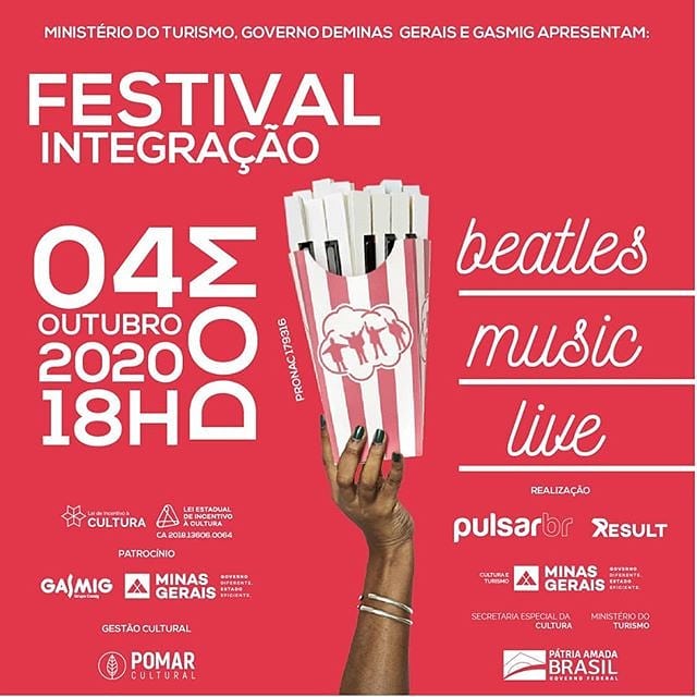 Reprodução/Instagram 1ª Edição do Festival Integração: Beatles Music Live!