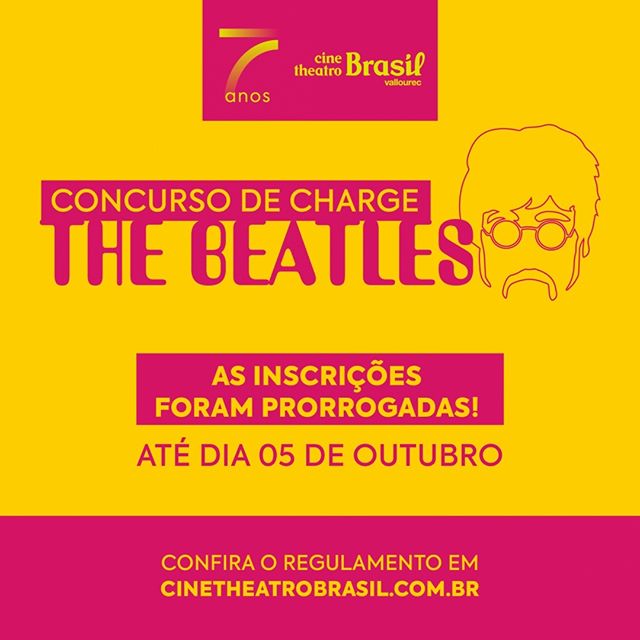 Concurso de Charges: The Beatles - Cine Theatro Brasil Vallourec