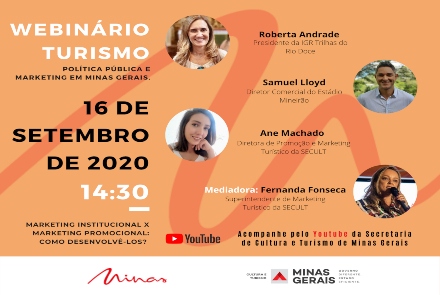 4º Webinário Turismo – Política Pública e Marketing em Minas Gerais