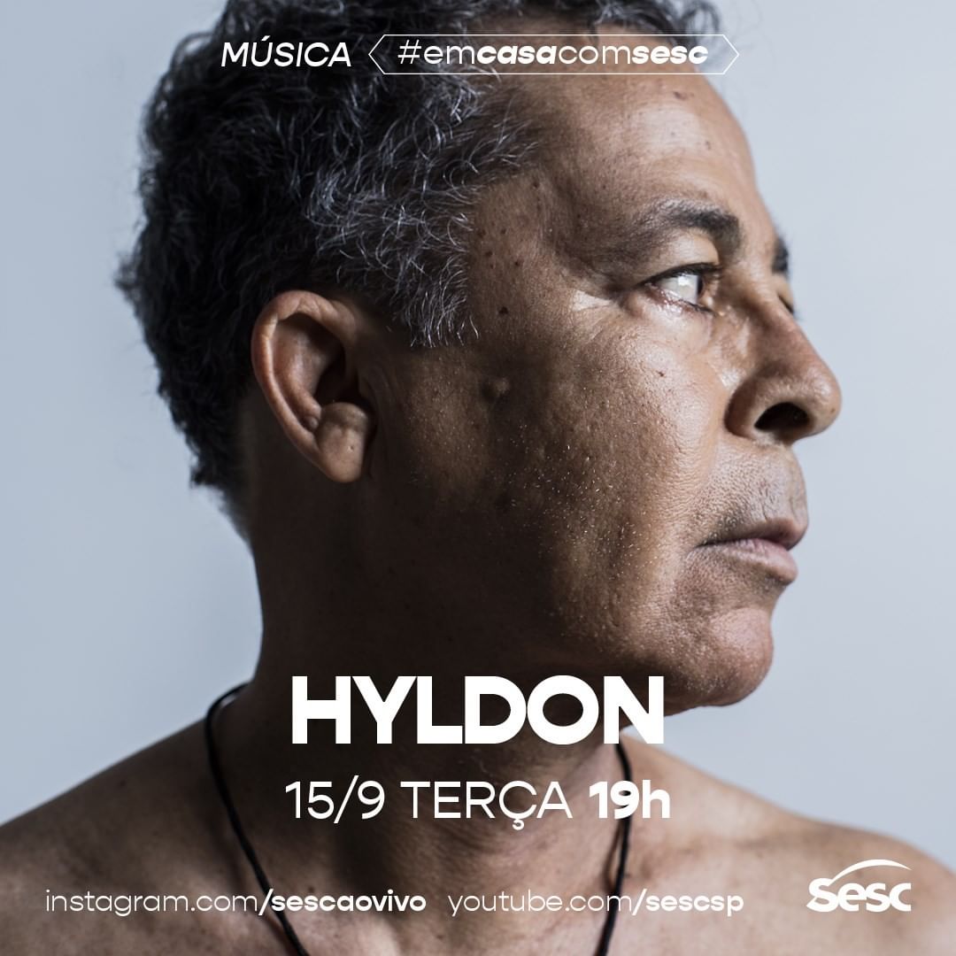 Live: Hyldon #EmCasaComSesc