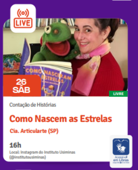 Em Casa com o Instituto Usiminas: Como Nascem as Estrelas com Cia. Articularte 