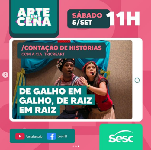  Live: De Galho Em Galho, De Raiz Em Raiz #ArteEmCena