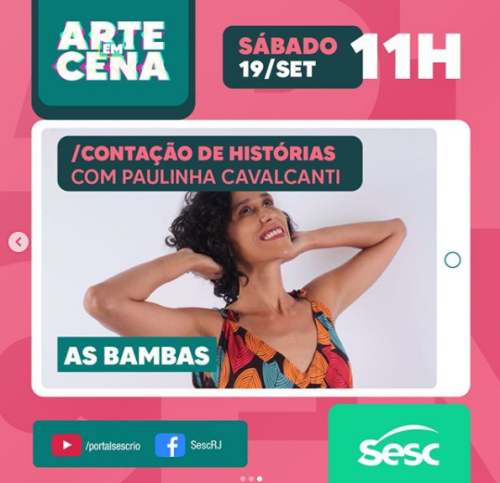 Live: As Bambas com Paulinha Cavalcanti #ArteEmCena