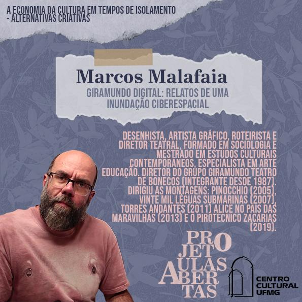 Projeto Aulas Abertas #14 - "Giramundo digital: relatos de uma inundação ciberespacial"