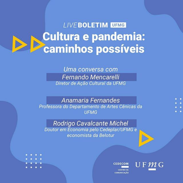 Live: Cultura e pandemia - Boletim UFMG