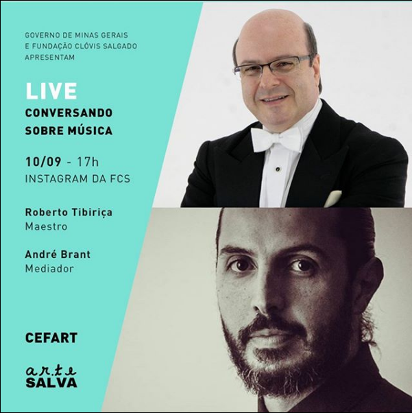 Reprodução/Instagram Live: Conversando sobre música - FCS
