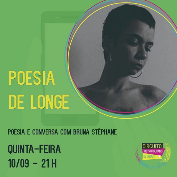 Poesia de Longe com Bruna Stéphane - Circuito de Saraus RMBH