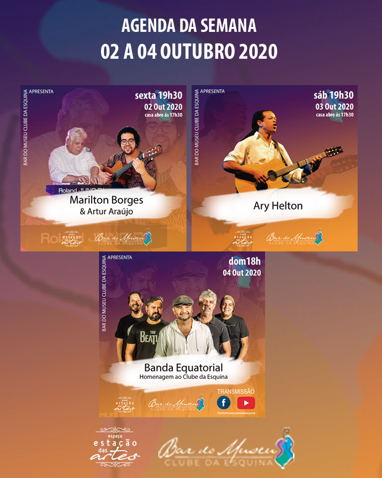 Programação Bar do Museu Clube da Esquina