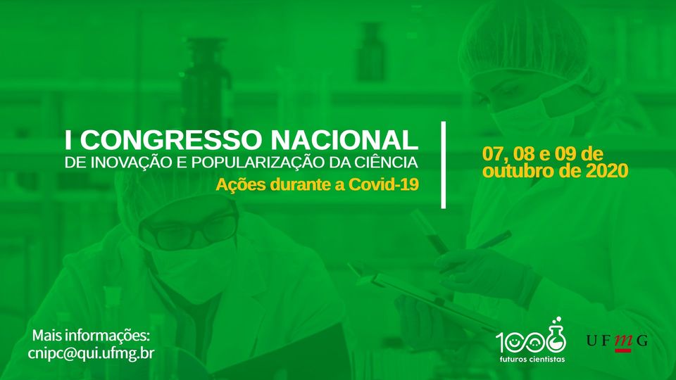 Reprodução Facebook do evento I Congresso Nacional de Inovação e Popularização da Ciência - Online