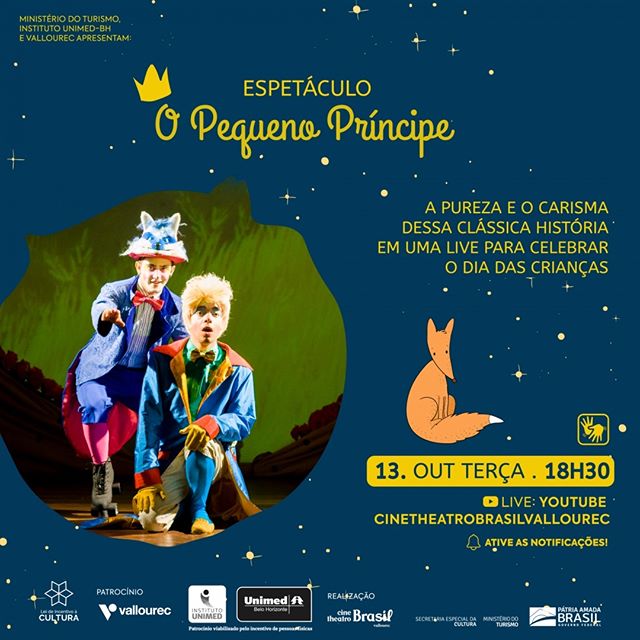Espetáculo "O Pequeno Príncipe" - Cine Theatro Brasil Vallourec