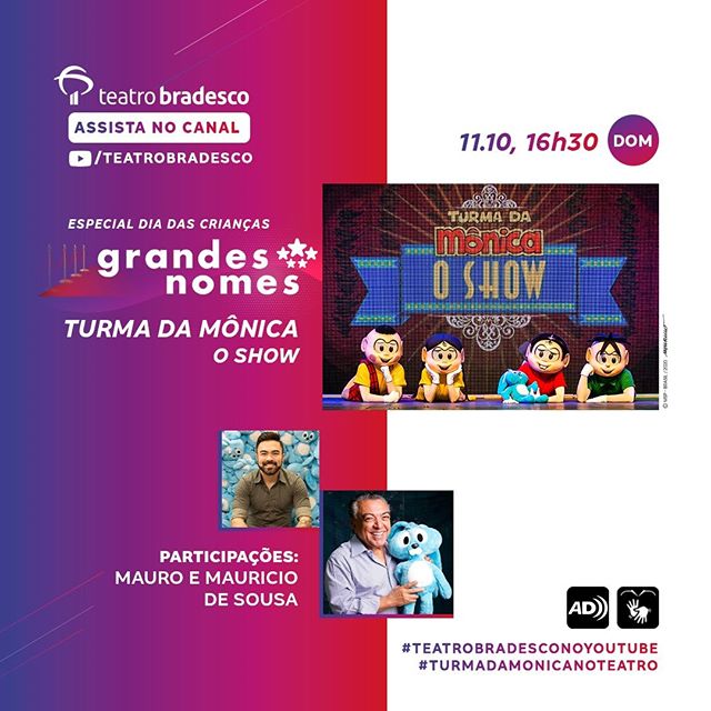 Divulgação/Instagram Live Turma da Mônica - O Show