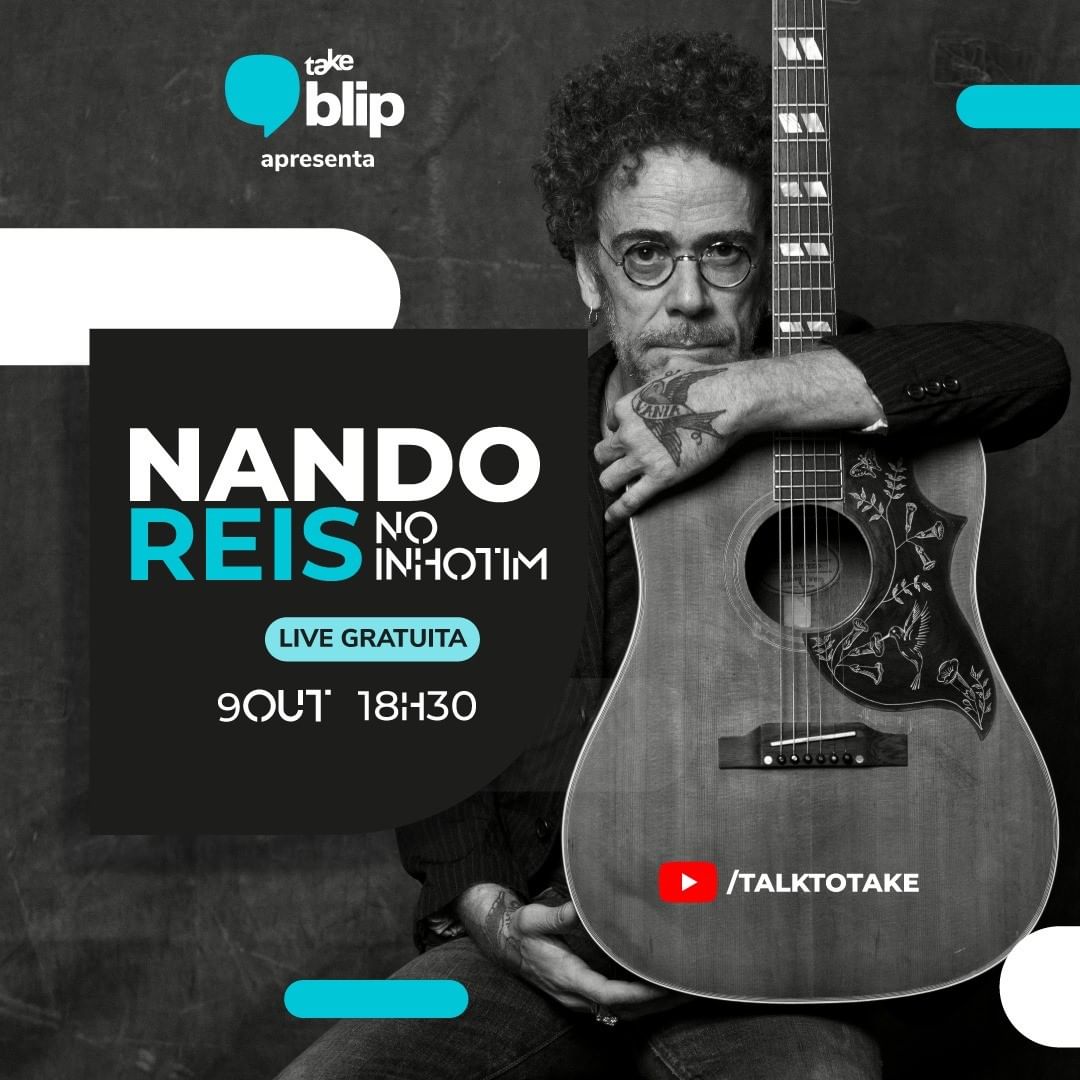Divulgação/Instagram LIVE: Nando Reis no Inhotim