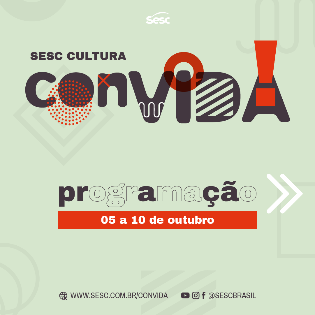 Reprodução/Facebook Sesc Cultura ConVida - Outubro (Semana 2)