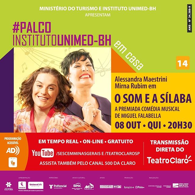 “Palco Instituto Unimed-BH em Casa” - “O Som e a Sílaba”