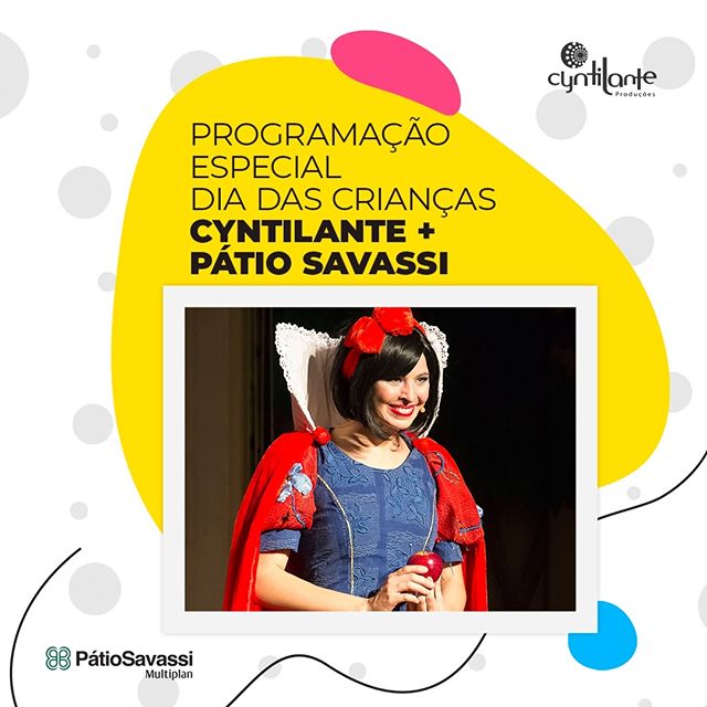 Lives Especiais do Mês das Crianças - Pátio Savassi