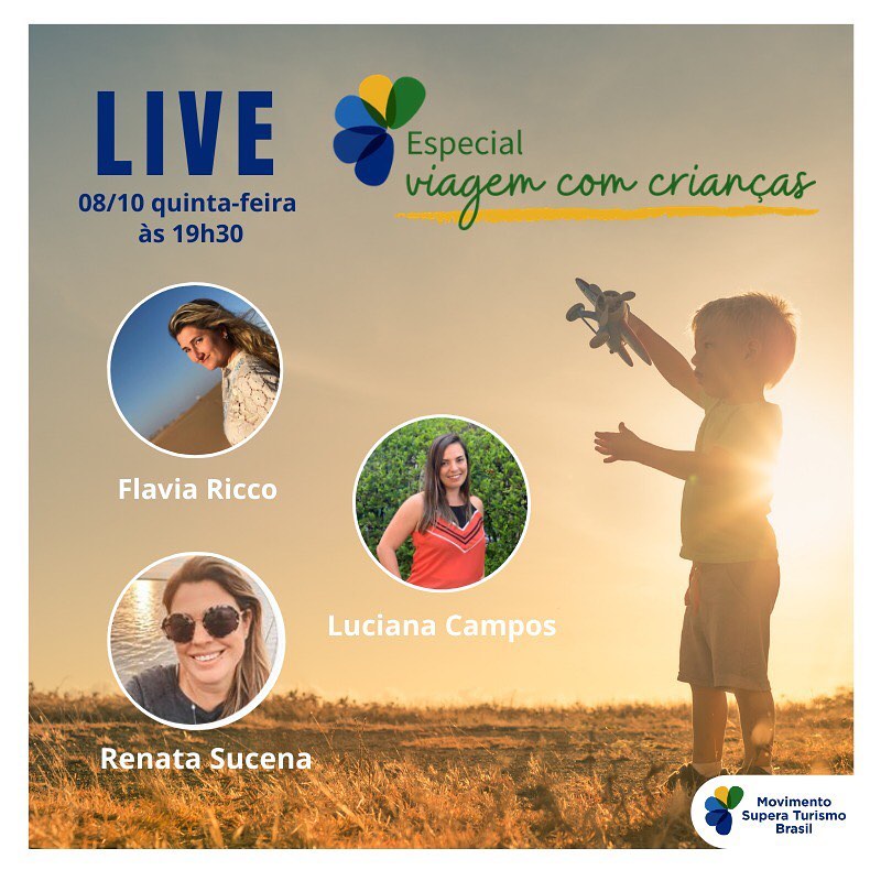 Live: Viagem com crianças - Movimento Supera Turismo