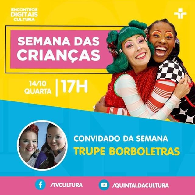 Divulgação/Instagram Quintal da Cultura em "Semana das Crianças"