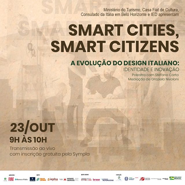 Palestra “A evolução do Design Italiano: identidade e inovação” - “Smart Cities, Smart Citizens”