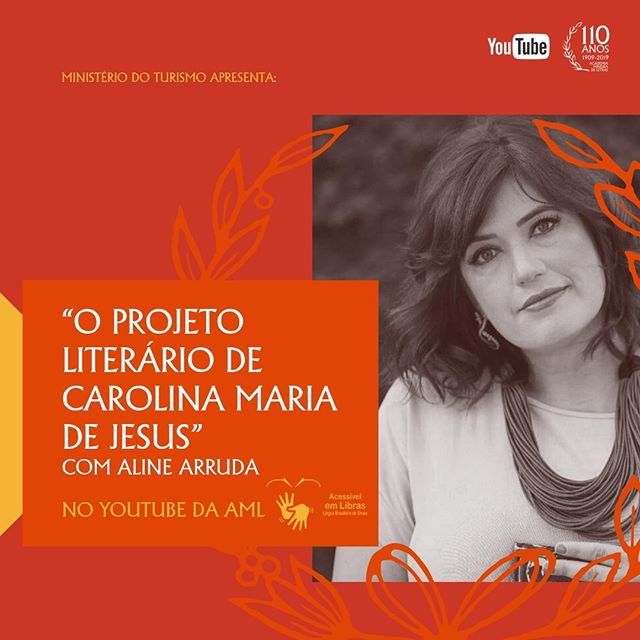 Palestra “O projeto literário de Carolina Maria de Jesus” com a professora Aline Arruda