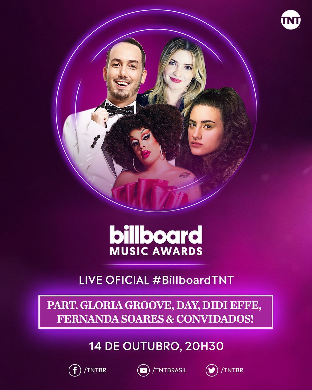 Divulgação/Facebook BILLBOARD MUSIC AWARDS