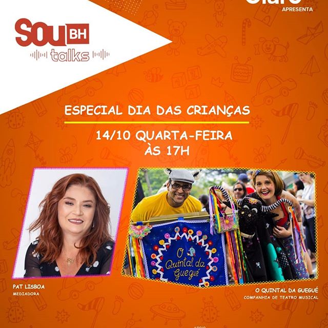  Sou BH Talks "Especial dia das Crianças"