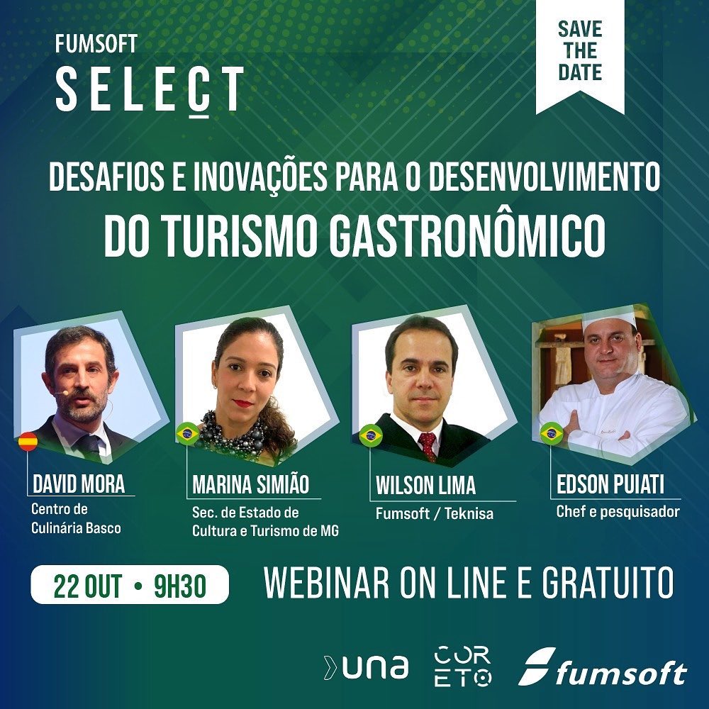 Webinar: Desafios e Inovações para o Desenvolvimento do Turismo Gastronômico