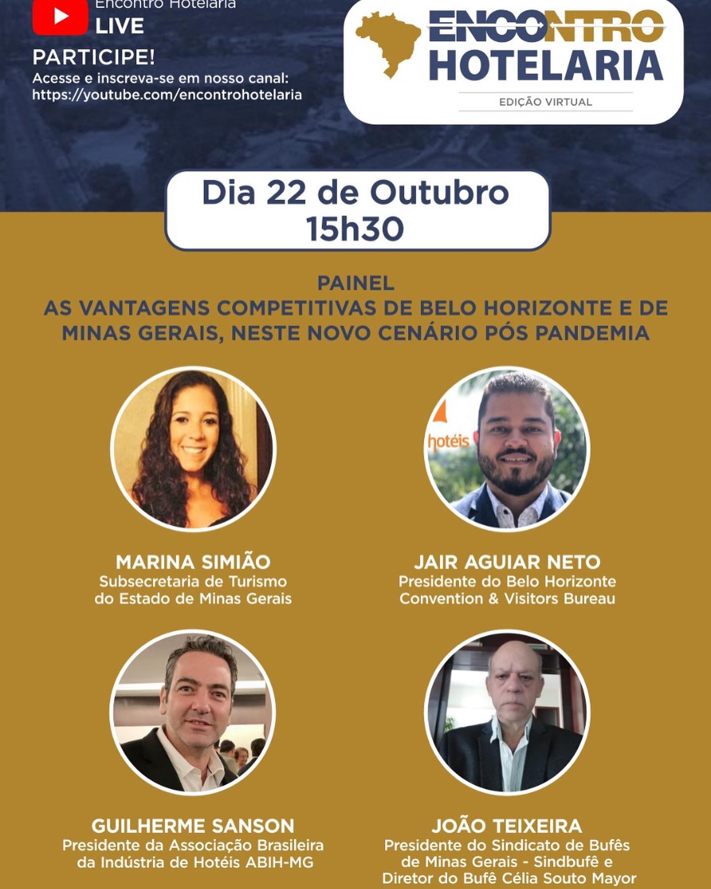 Painel: As vantagens competitivas de Belo Horizonte e de Minas Gerais neste novo cenário pós pandemia