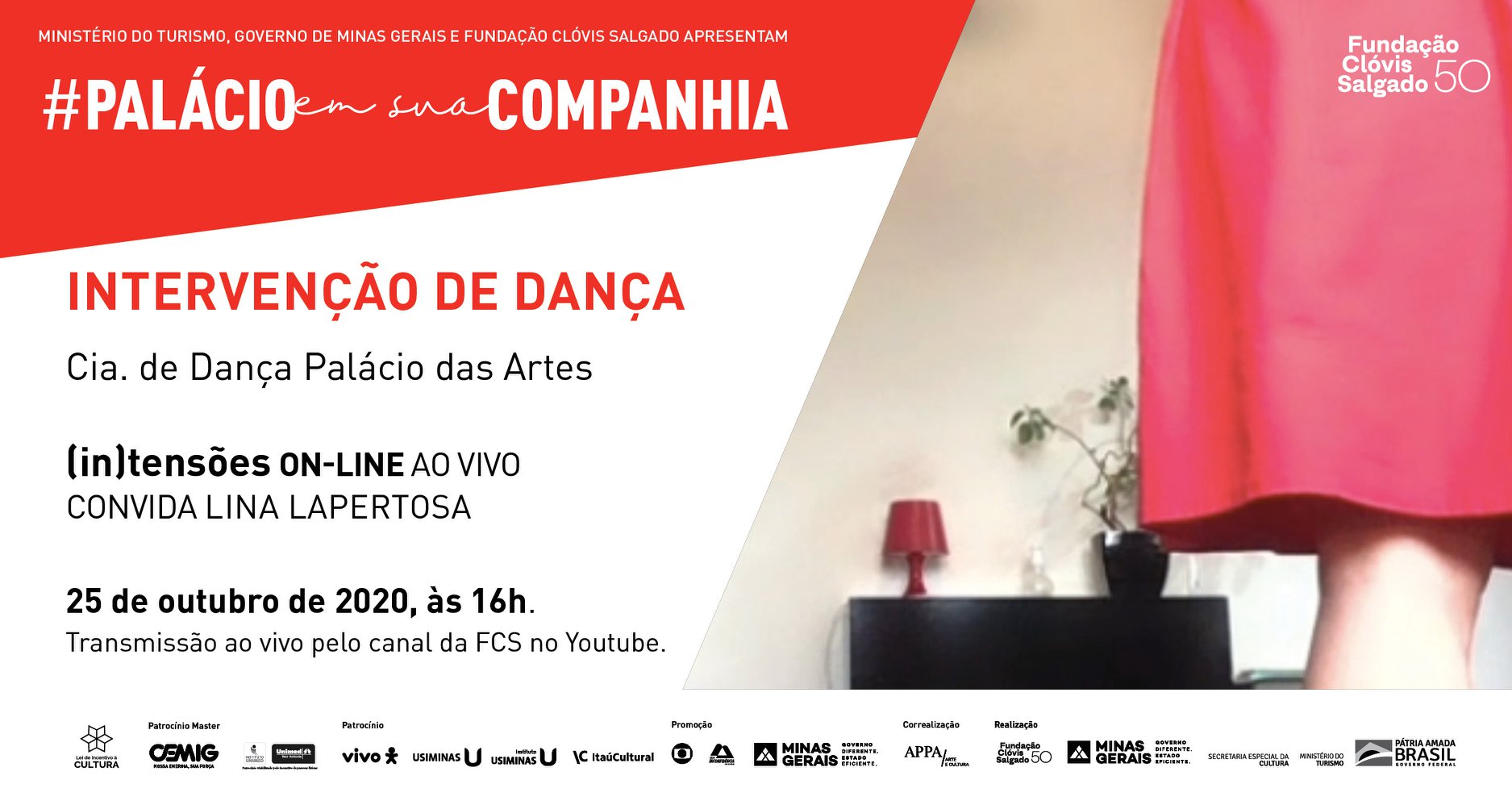 Intervenção de Dança “(in)tensões on-line ao vivo” - FCS