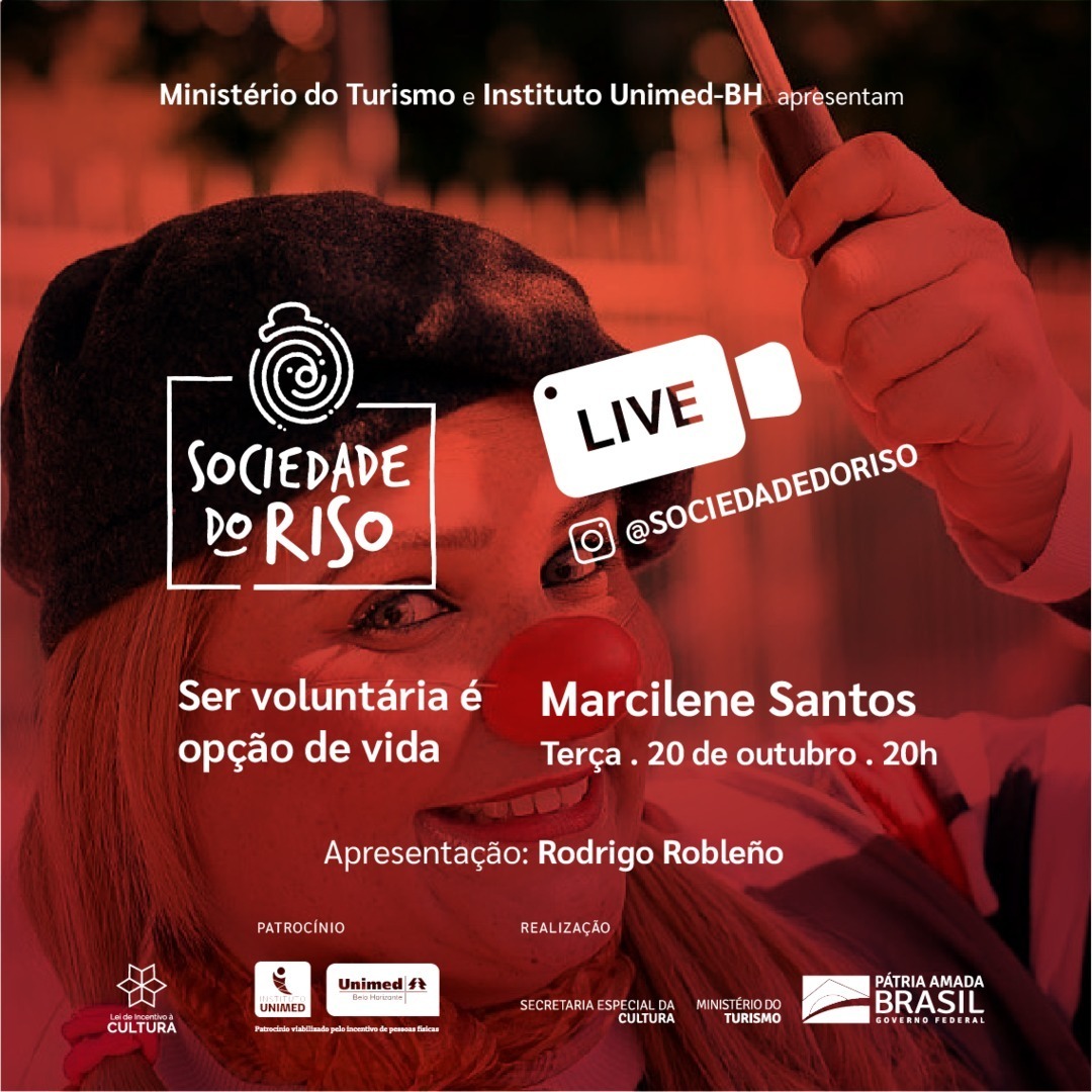 Divulgação/Instagram sociedadedoriso Live: Sociedade do Riso - Marcilene Santos