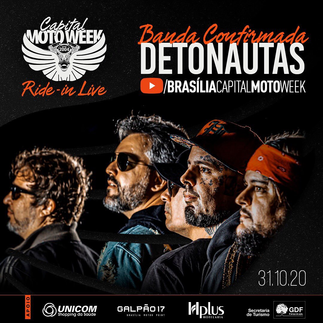 Live: Detonautas no Capital Moto Week Ride-in