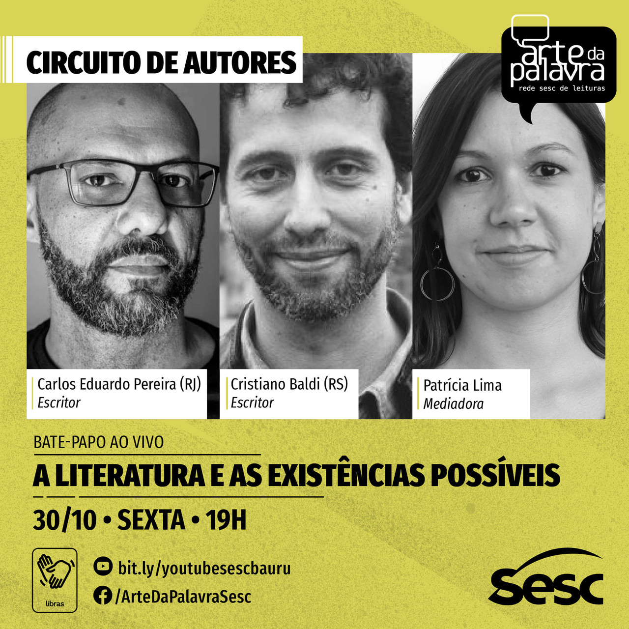 Live: A literatura e as existências possíveis - Arte da Palavra