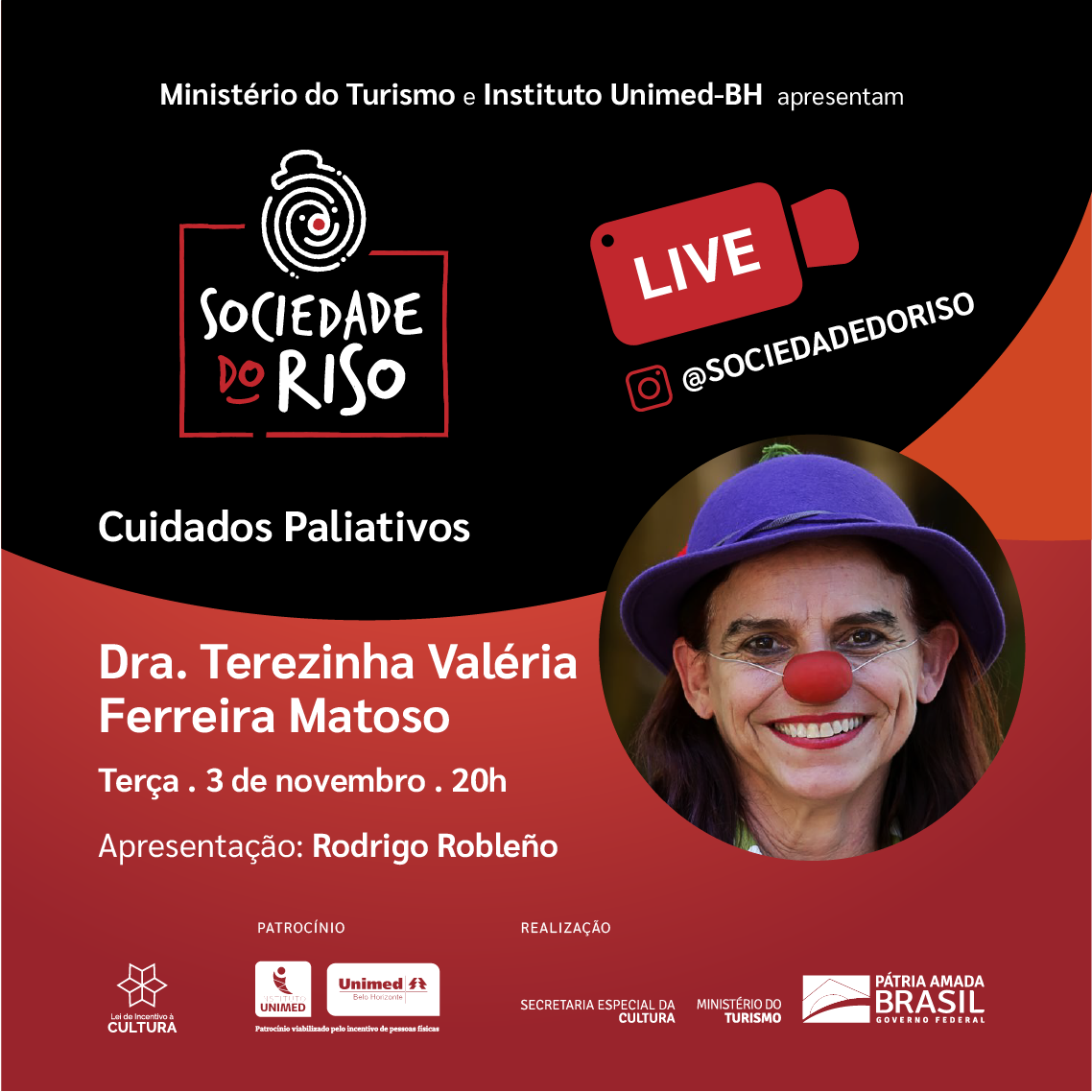 Live: Cuidados Paliativos - Sociedade do Riso