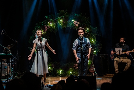 Reprodução/Evento oficial Lançamento do Álbum “Show de casamento” da dupla Mila e Marcos