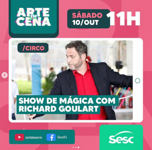 Live: Show de Mágica com Richard Goulart #ArteEmCena