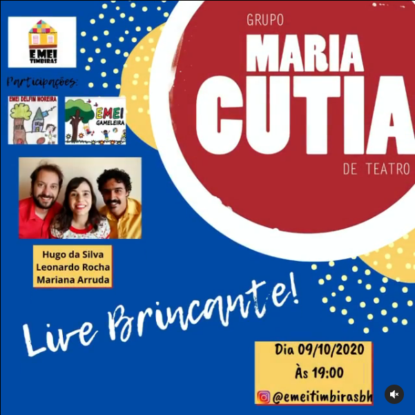 Live Brincante do Grupo Maria Cutia