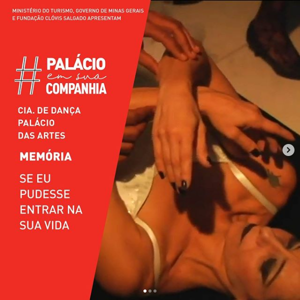 Cia de Dança Palácio das Artes apresenta Se eu pudesse entrar na sua vida - FCS