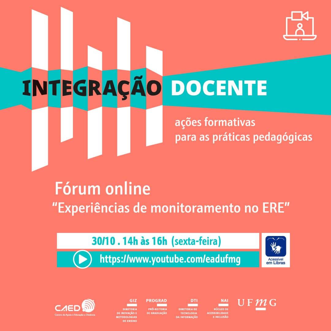 Fórum Online: Experiências de monitoramento no ERE