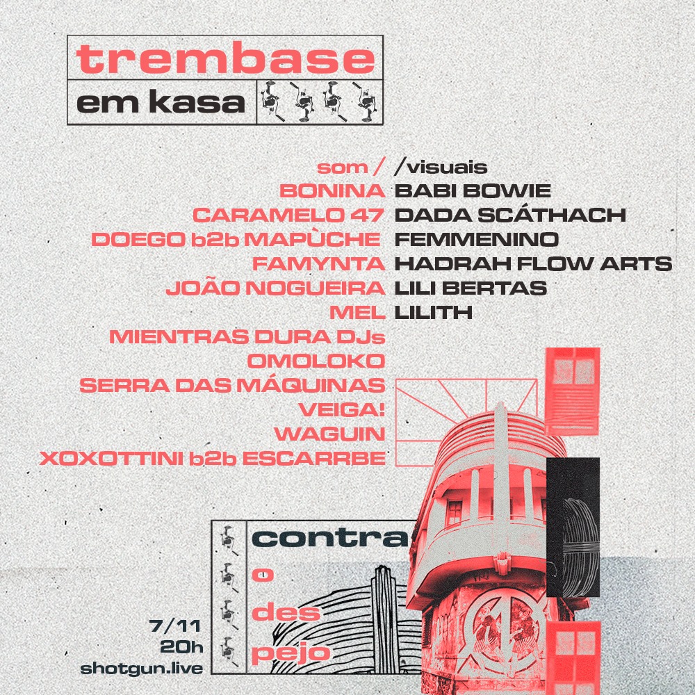 TREMBASE em kasa - 1 ano de TREMBASE em prol da Kasa Invisível