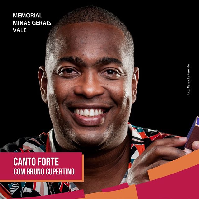 Reprodução/Instagram Bruno Cupertino "Show Canto Forte" - Projeto Gerais Cultura de Minas do Memorial Vale