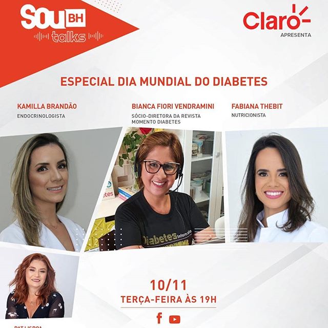  Sou BH Talks "Especial Dia Mundial do Diabetes"