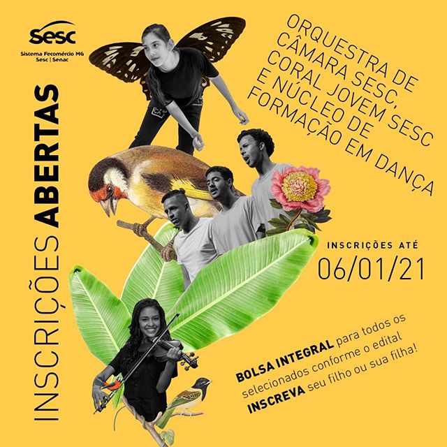 Reprodução/Instagram Formação artística - Sesc MG