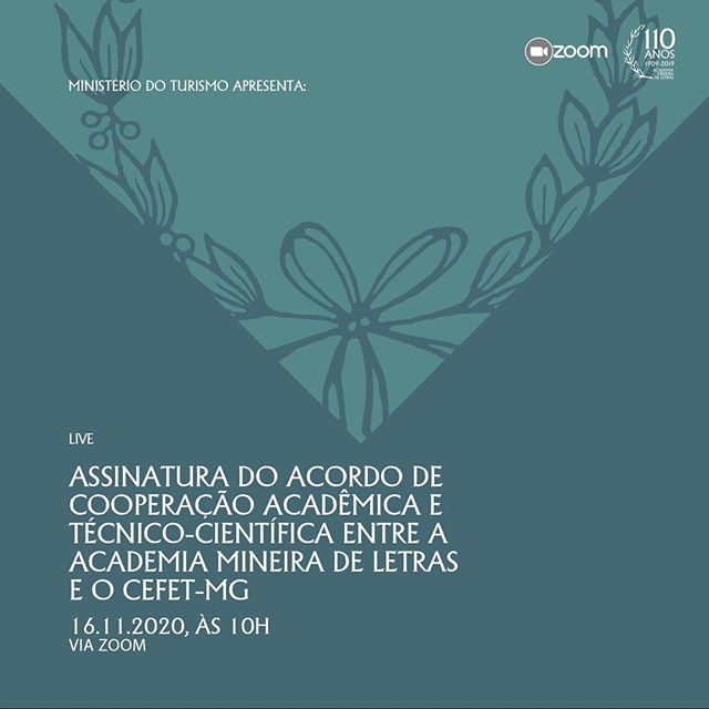 Reprodução/Instagram Live: AML e CEFET/MG - "Assinatura do Acordo de Cooperação Acadêmica e Técnico-Científica"