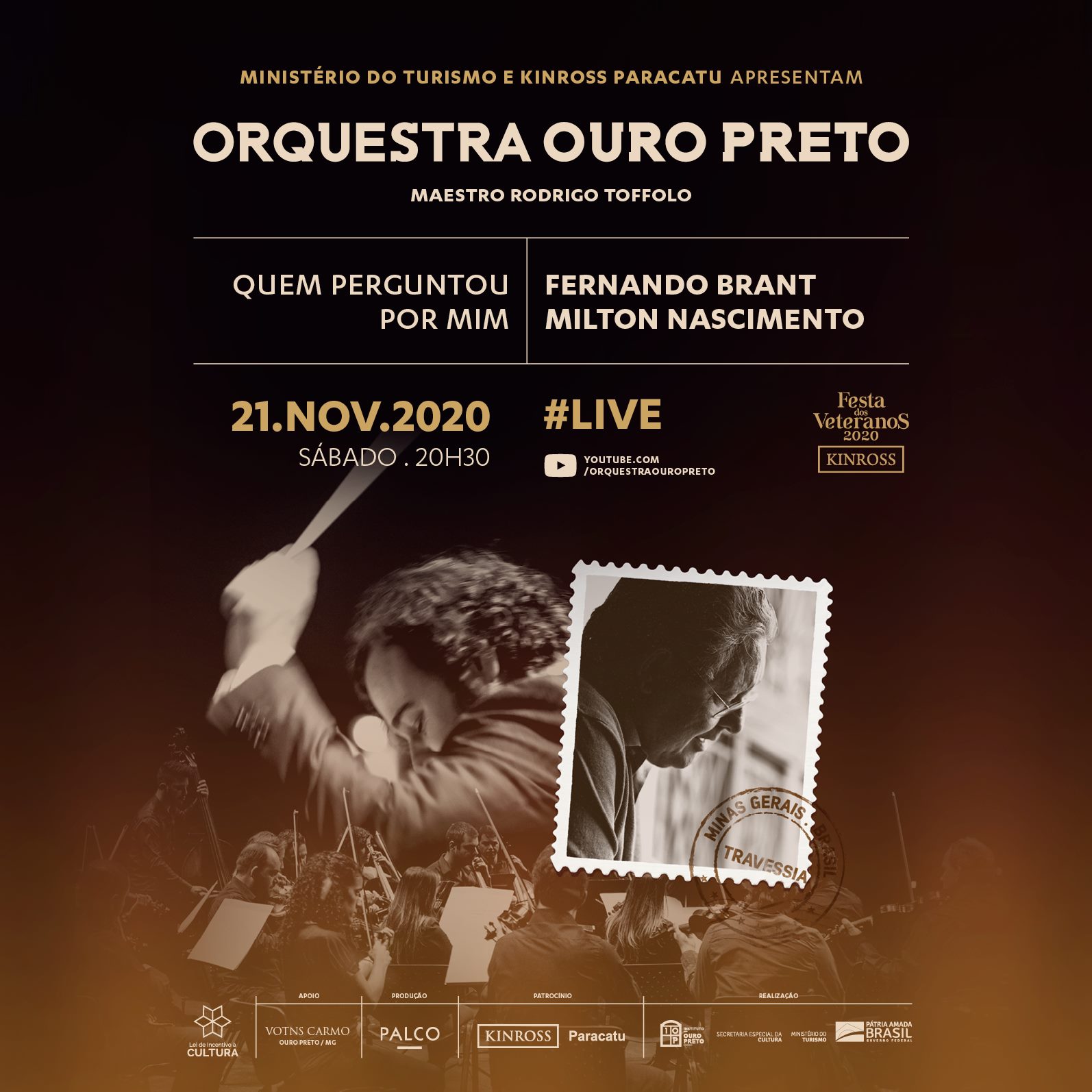 Live: Quem Perguntou Por Mim - Um tributo da Orquestra Ouro Preto a Fernando Brant e Milton Nascimento