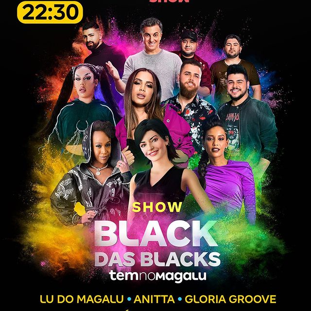 Live #BlackDasBlacksMagalu - Anitta, Gloria Groove, Karol Conka e mais
